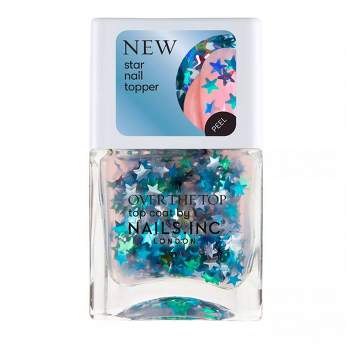 Nails Inc. Glittering in Greenwich Multi-Coloured Star Topper - 0.47 fl oz
