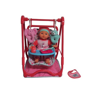 Dream Collection, Baby Doll 4-in-1 High Chair Play Set