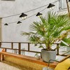 Globe Electric Porto String 10 Light Set with Incandescent Design and Metal Cage for Indoor Spaces, Kitchen, and Patio Use, Black - 4 of 4