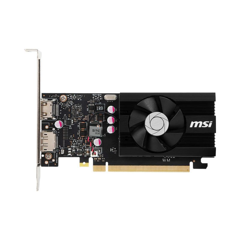 MSI GeForce GT 1030 4GB GDDR4 PCI Express 3.0 x16 (uses x4) ATX Video Card GT 1030 4GD4 LP OC, 1 of 6