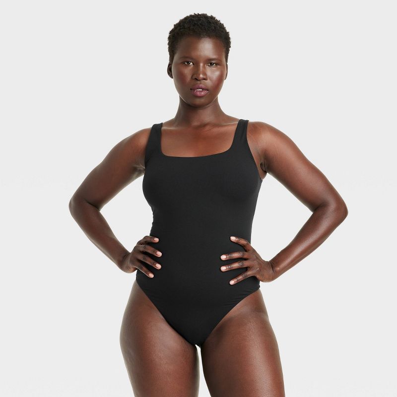Women's 4-Way Stretch Tank Bodysuit - Auden™, 5 of 9