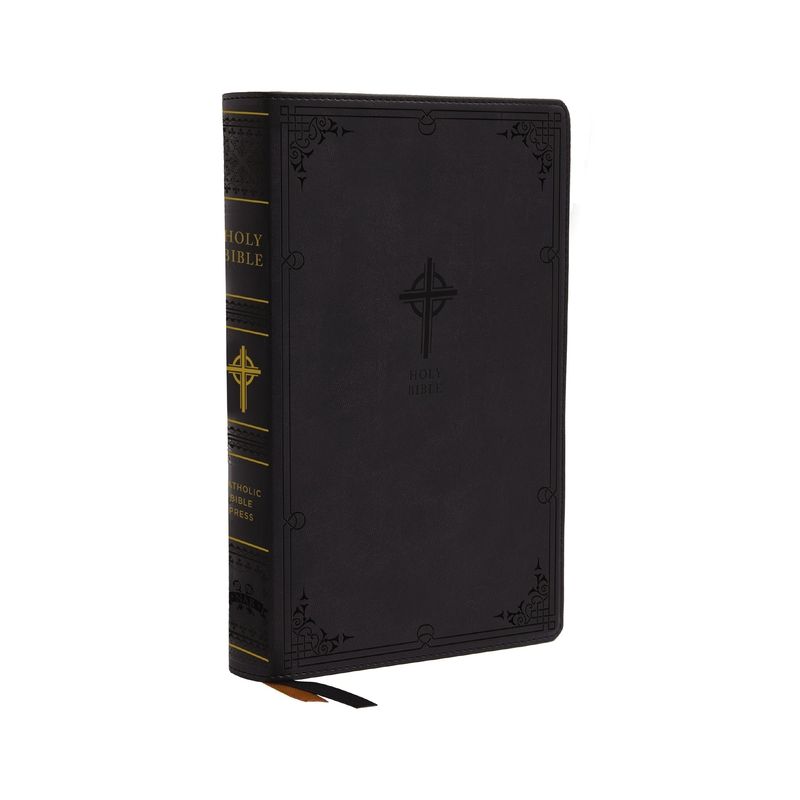 Nabre, New American Bible, Revised Edition, Catholic Bible, Large Print Edition, Leathersoft, Black, Comfort Print - by  Catholic Bible Press, 1 of 2