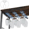 Wine Bar Cabinet, Liquor Cabinet with Detachable Wine Rack, Small Coffee Bar, Mesh Door, Buffet Sideboard for Kitchen - 4 of 4