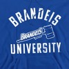 Brandeis University Official Brandeis Judges Logo Adult Pull-Over Hoodie - 2 of 4