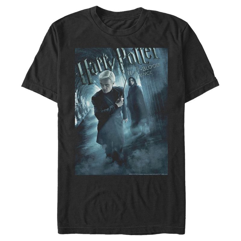 Men's Harry Potter Half-Blood Prince Draco & Snape Poster T-Shirt, 1 of 5