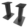 Kanto YU6 Powered Bookshelf Speakers with Bluetooth (Walnut) with SP9 Desktop Stands (Black) - 3 of 4