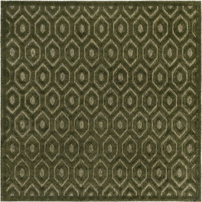 Unique Loom    Outdoor Trellis Textured Spatial Area Rug