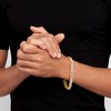 Adornia Men's 10mm Cuban Edge Chain Bracelet with CZ - 2 of 2
