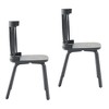 KTMBDW Dining Chair Set of 2/4, Spindle Back Wooden Chairs for Kitchen and Dining Room, Restaurant, Cafe, Hotel, Black - 3 of 4