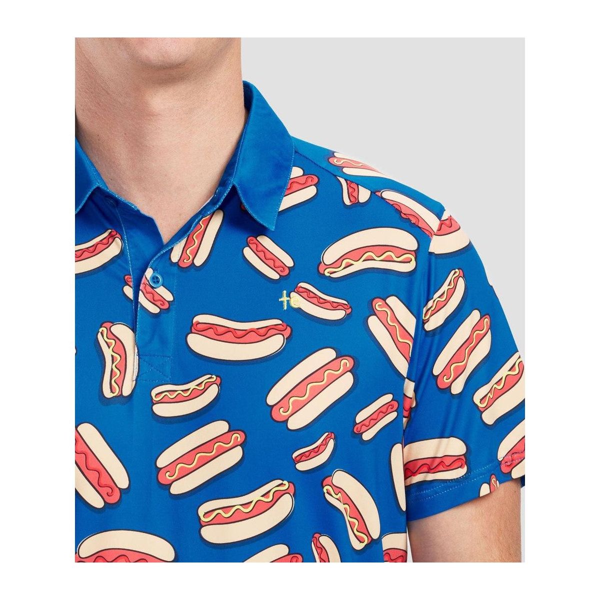 Tipsy Elves Golf Shirts for Men - Performance Athletic Fit Men's Golf Polo Shirts w/ Moisture Wicking Stretch Fabric - thumbnail 10