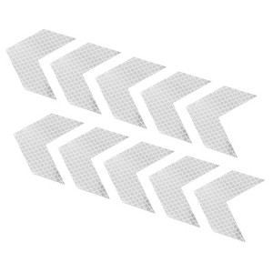 Unique Bargains Reflective Stickers Waterproof Adhesive High Visibility Night Warning Safety Tape for Trucks 20 Pcs - 1 of 4