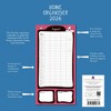 2026 Square Wall Calendar, Family Home, 16-Month Home Organizers Theme with 180 Reminder Stickers (12x12 In) - 4 of 4