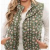 Women's Floral Puffer Vest - TCEC - 4 of 4