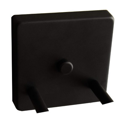 Ebony Bronze 15" Vanity Light with Frosted White Glass Shades