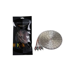 Memphis Audio ETP-17 17-Foot 2 -Channel Audio Interconnect Cables - 1 of 2
