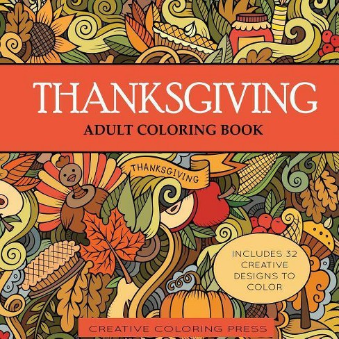 Thanksgiving Coloring Book: Thanksgiving Coloring Book for Kids