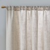 Kyler Linen Blend Light Filtering Curtain Panel Pair - 3 of 4