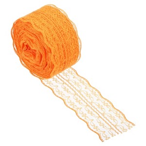 Unique Bargains Non-stretch Lace Trim Ribbon for Party Gift Decoration - 1 of 4