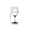 Riedel 29.42 fl oz Fatto A Mano Performance Cabernet Clear Stem/Black Base Wine Glass - 3 of 4