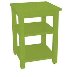 HomeRoots 28" Green Solid Wood Nightstand - 1 of 4