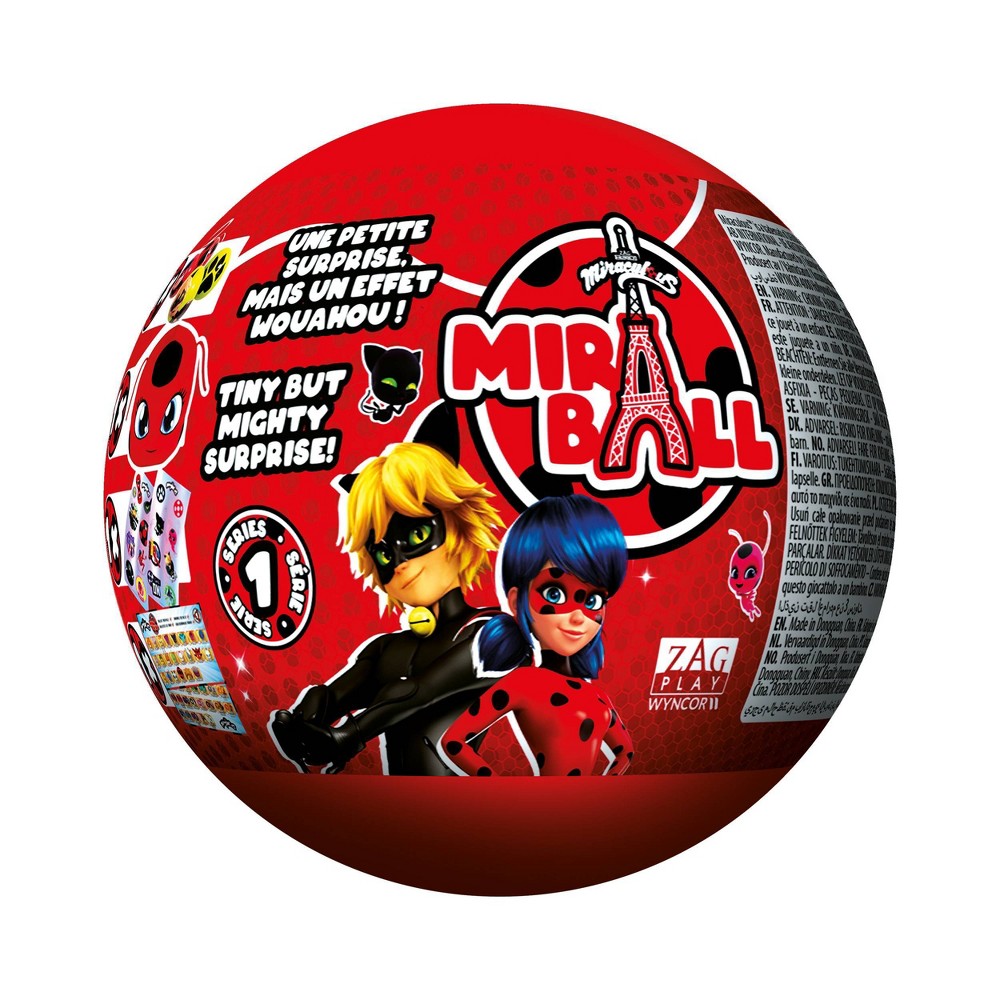 Photos - Doll Miraculous Ladybug Miraball 4 in1 Surprise Plush 