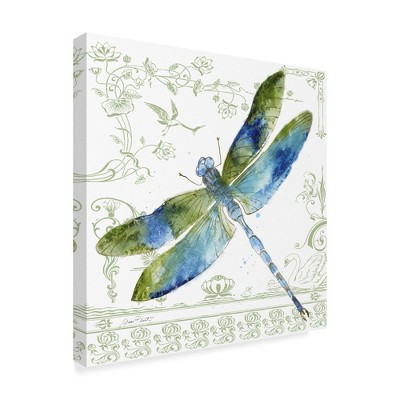 Trademark Fine Art -Jean Plout 'Dragonfly Bliss 8' Canvas Art