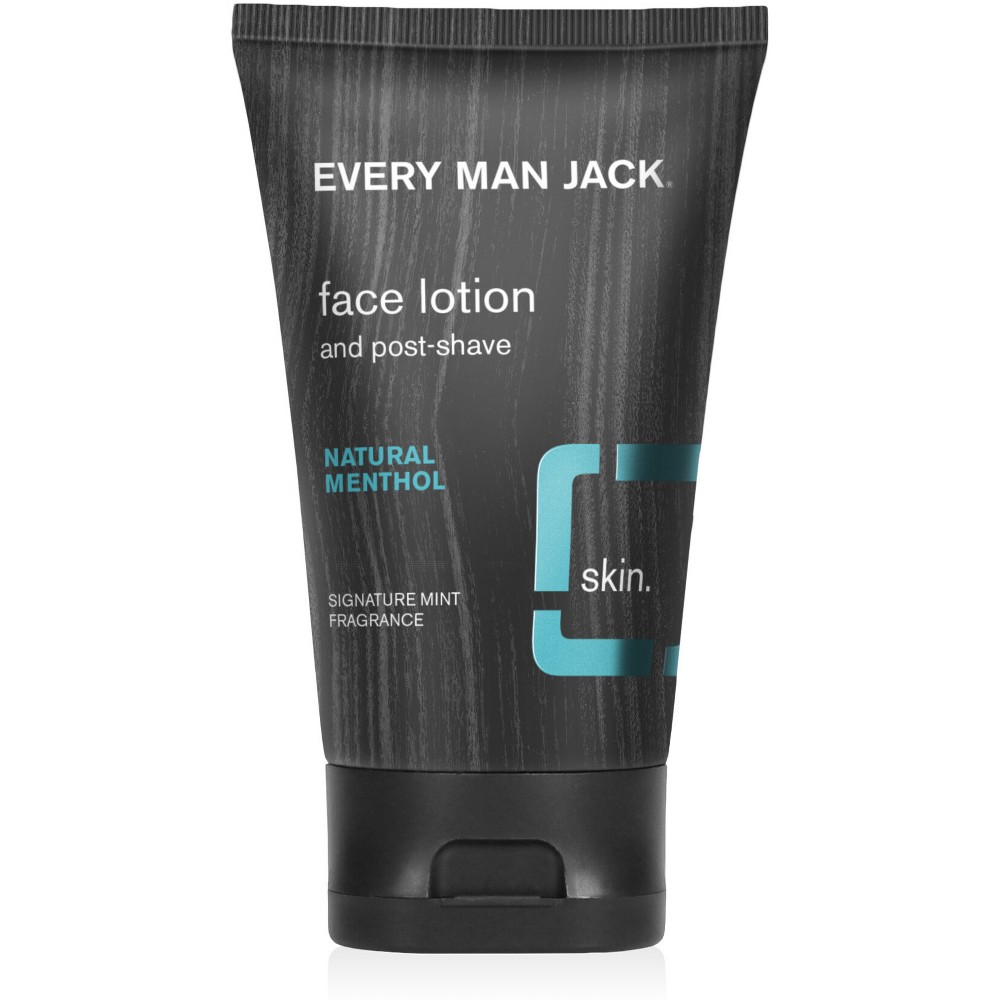 Every Man Jack Signature Mint Face Lotion and Post-Shave for Men  Naturally Derived  4.2 oz