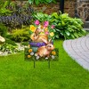 Briarwood Lane Spring Metal Art 28x17 Spring Bunny Basket For Spring Metal Art - 2 of 3