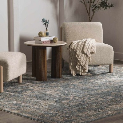 Hauteloom Mirabel Denim Blue Traditional Rug