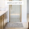 Soft Absorbent Chenille Bath Mat Rug with Anti-Skid Rubber Backing - Becky Cameron - 2 of 4