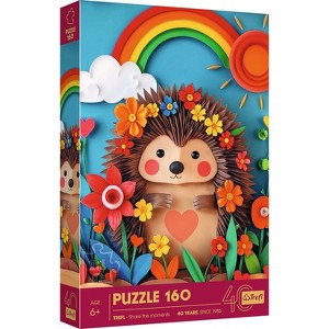Trefl Kids 40th Anniversary Hedgehog 160 Piece Paper Art Puzzle - 1 of 3