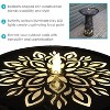 Sunnydaze Dragonfly Delight Metal Bird Bath Water Fountain with LED Lights - 26.75" - 2 of 4