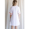 Women's Embroidered Mini Dress - Jodifl - 2 of 3