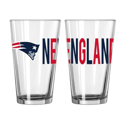 NFL New England Patriots Overtime Pint Glass - 16oz