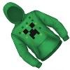 Boys Minecraft Video Game Hoodie - Black and Green Creeper Face - Official Minecraft Costume Hoodie Sweatshirt (Green Creeper, X-Small) - 3 of 4