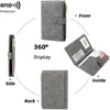 BEAFUP RFID Blocking Passport Wallet for Women - Slim Travel & Daily Use Card Holder with Multiple Slots, Vegan Leather - 3 of 4