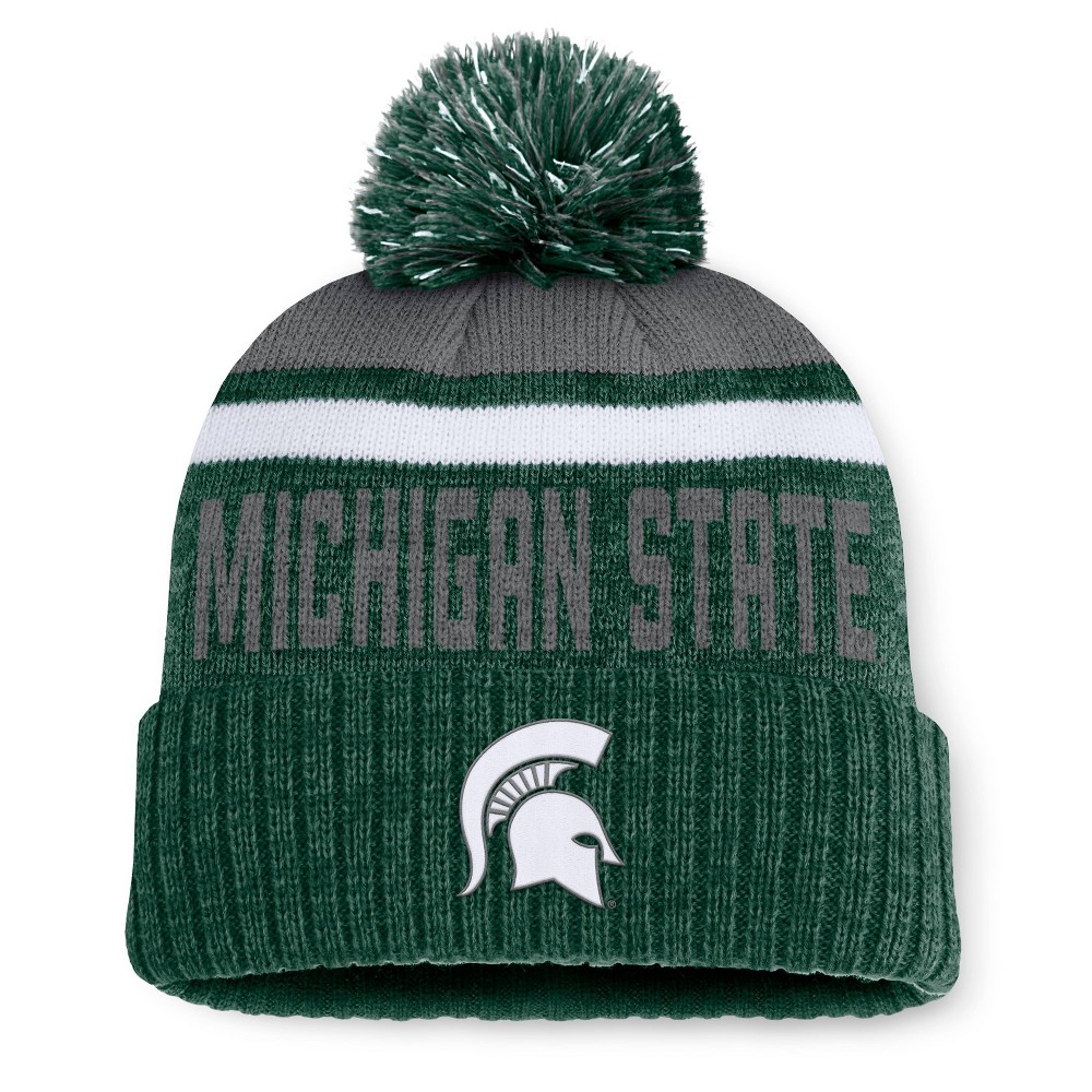 NCAA Michigan State Spartans Humid Knit Cuffed Pom Beanie