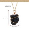 Natural Stone Chain Irregular Healing Crystal Raw Quartz Handmade Wrapped Gemstone Necklace for Women Men - 4 of 4