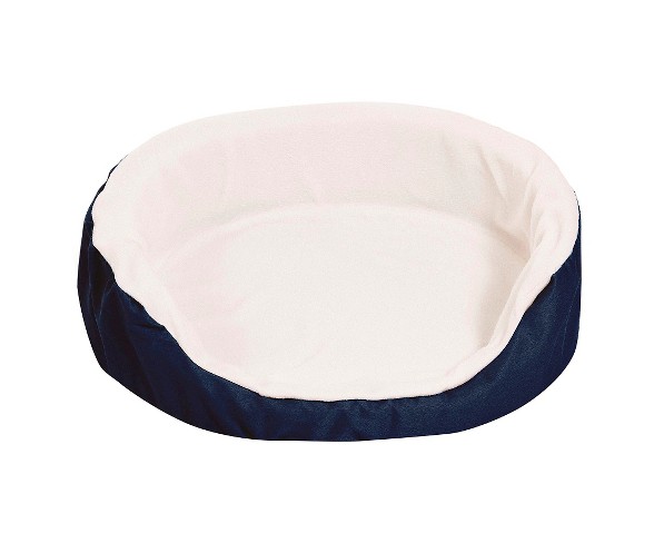 Majestic Pet Sherpa Lounger Dog Bed - M - Blue