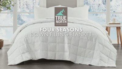Twin Lightweight White Down Cotton Comforter