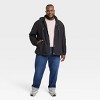 Men's Elevated Rain Coat - Goodfellow & Co™ Black - 3 of 3