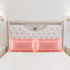 PiccoCasa Envelope Closure Satin Ruffled Pillowcase 2 Pcs - 3 of 3