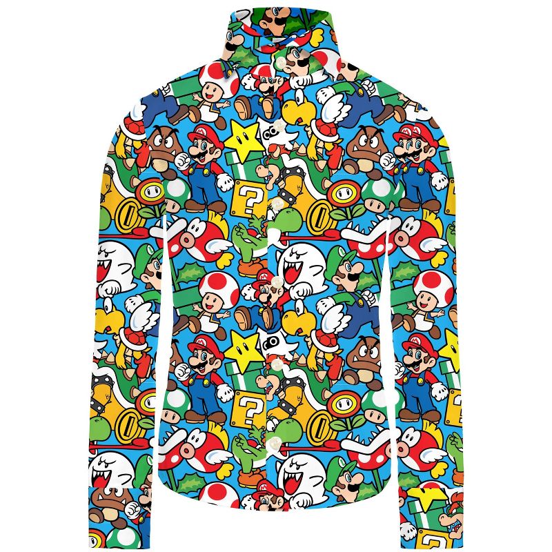 OppoSuits Teen Boys Shirt - Super Mario - Multicolor, 5 of 6