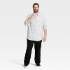 Men's Big & Tall Mid-Weight Flannel Shirt - Goodfellow & Co™ - 3 of 3