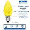 Novelty Lights C7 LED Faceted Christmas Replacement Bulbs Dimmable 25 Pack - 2 of 4