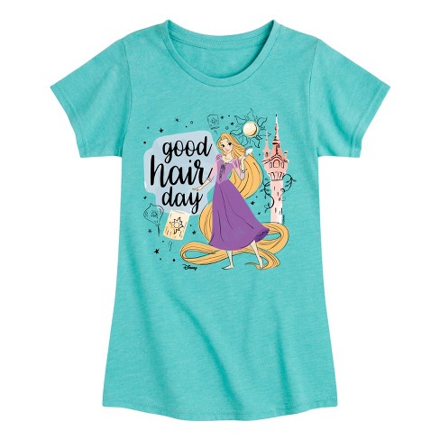 Girls' - Disney - Good Hair Day Fitted Short Sleeve Graphic T-Shirt - image 1 of 4