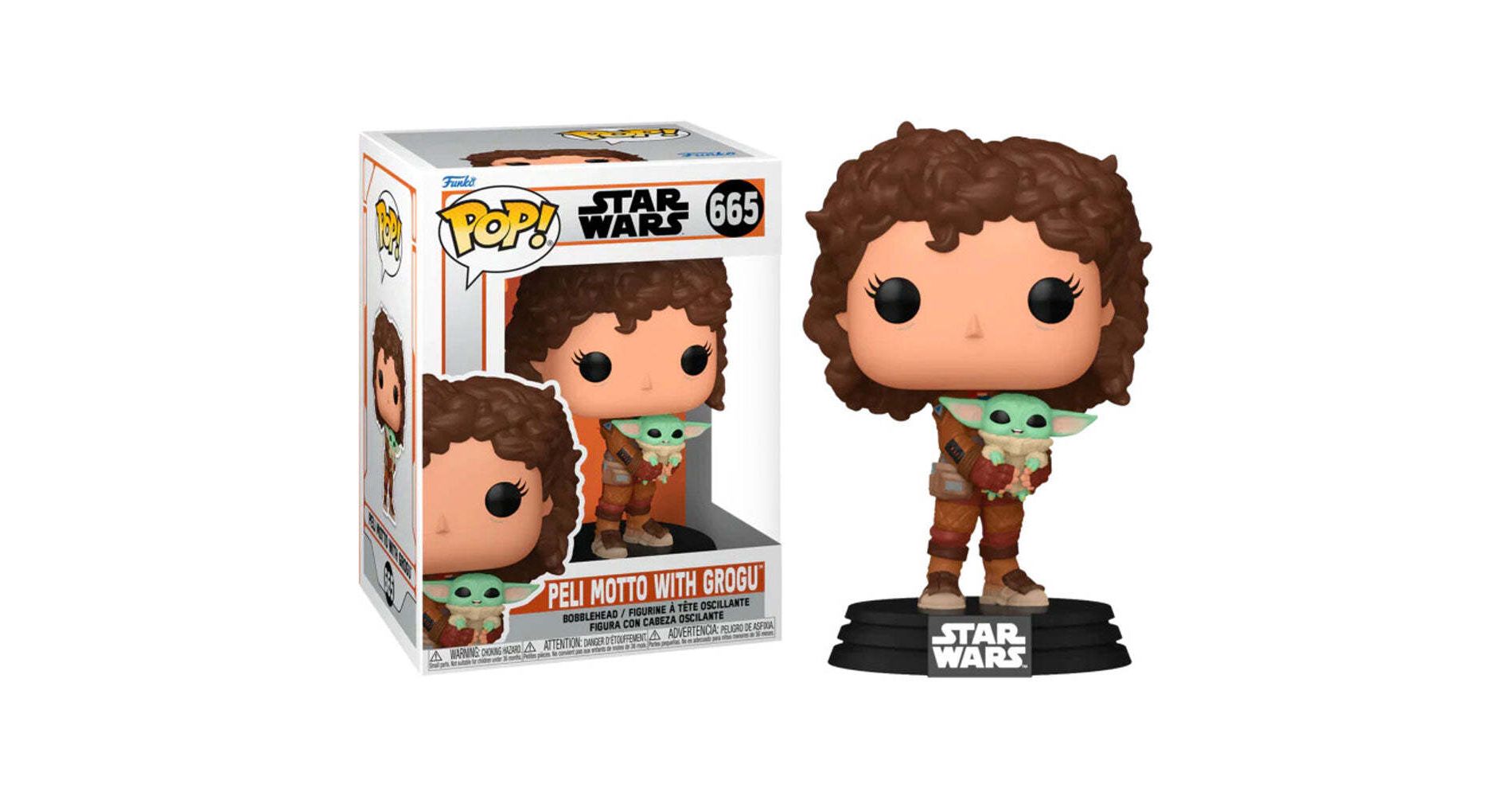 Funko POP! Star Wars: The Mandalorian S9 - Peli Motto with Grogu Vinyl Figure #665 #76552