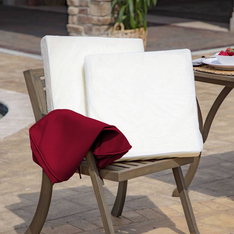 Arden 40"x20" ProFoam EverTru Acrylic Outdoor High Back Chair Cushion, 5 of 13