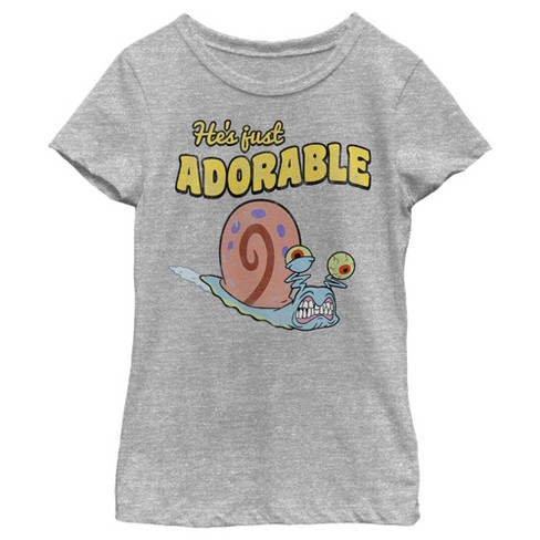 Girl's Spongebob Squarepants He's Just Adorable Gary T-shirt : Target