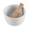 Gibson Our Table Simply White 24 Ounce Porcelain Mortar and Pestle Set - 2 of 4